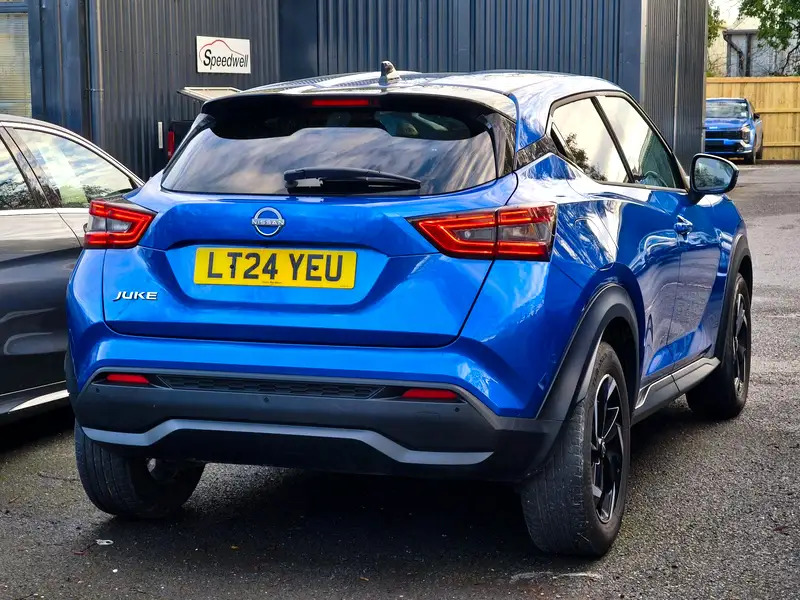 Nissan Juke 1.0 Dig-t N-connecta Euro 6 Ss LT24YEU Blue #2