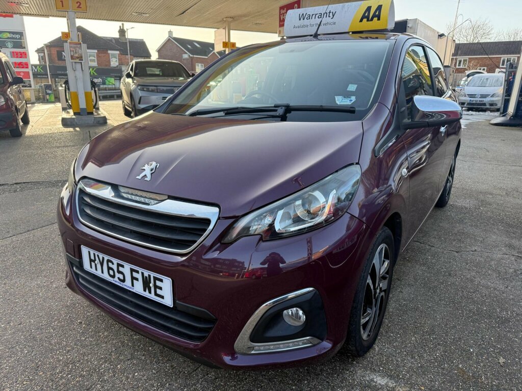 Peugeot 108 1.2 Vti Puretech Feline Euro 5 HY65FWE Purple #3