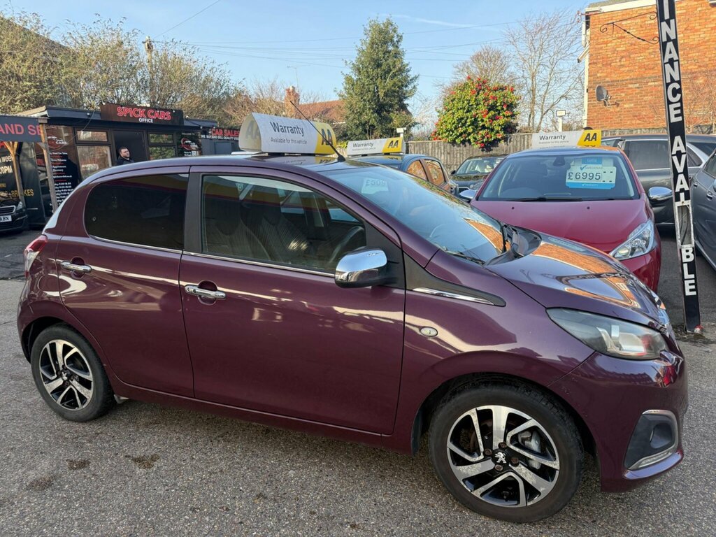 Peugeot 108 1.2 Vti Puretech Feline Euro 5 HY65FWE Purple #6