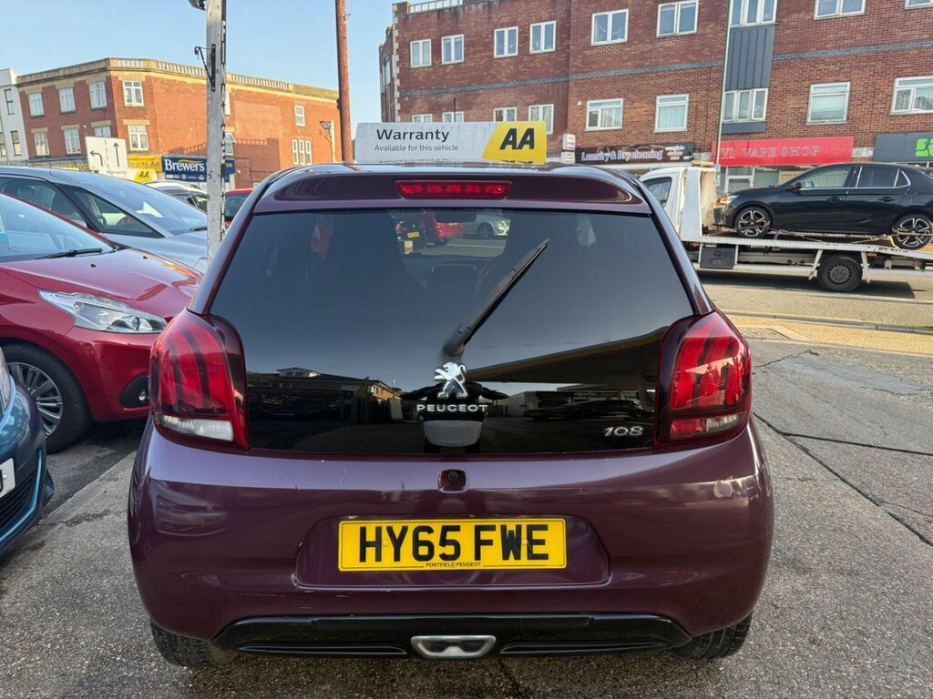 Peugeot 108 1.2 Vti Puretech Feline Euro 5 HY65FWE Purple #5