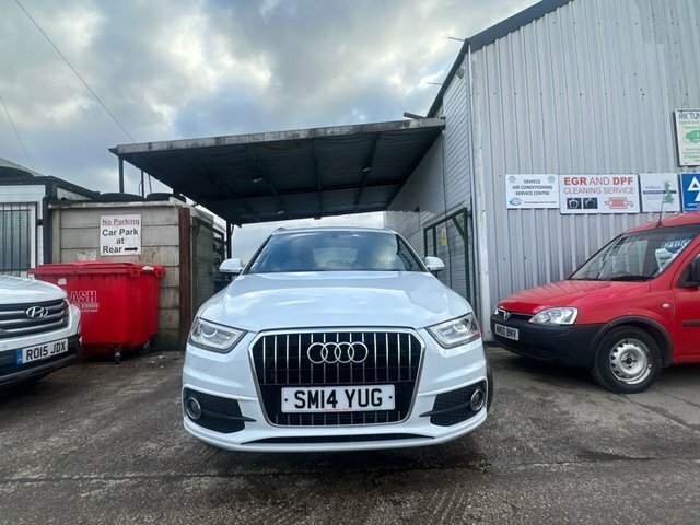 Audi Q3 Tdi S Line Suv SM14YUG White #2
