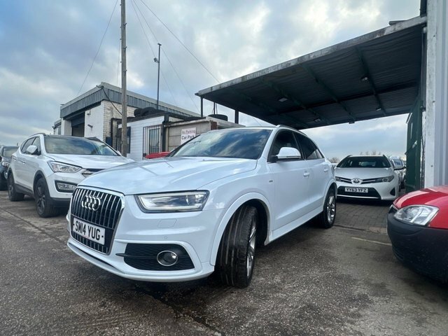 Audi Q3 Tdi S Line Suv SM14YUG White #3