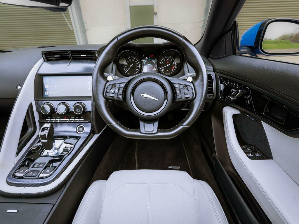 Jaguar F-Type Convertible 3.0 V6 R-dynamic Awd Euro 6 Ss JP69JAP Blue #2