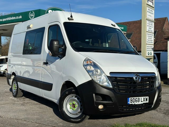 Vauxhall Movano Cdti 3500 Crew Van White