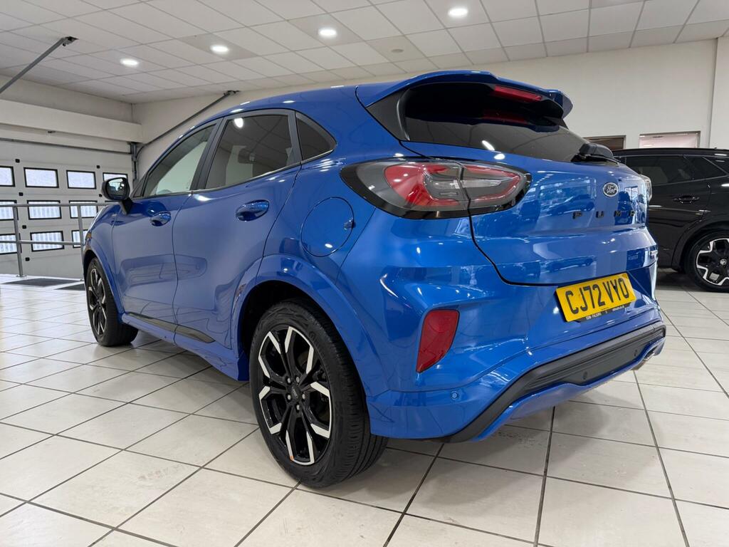 Ford Puma 1.0T Ecoboost Mhev St-line X Suv Hybrid CJ72VYO Blue #4