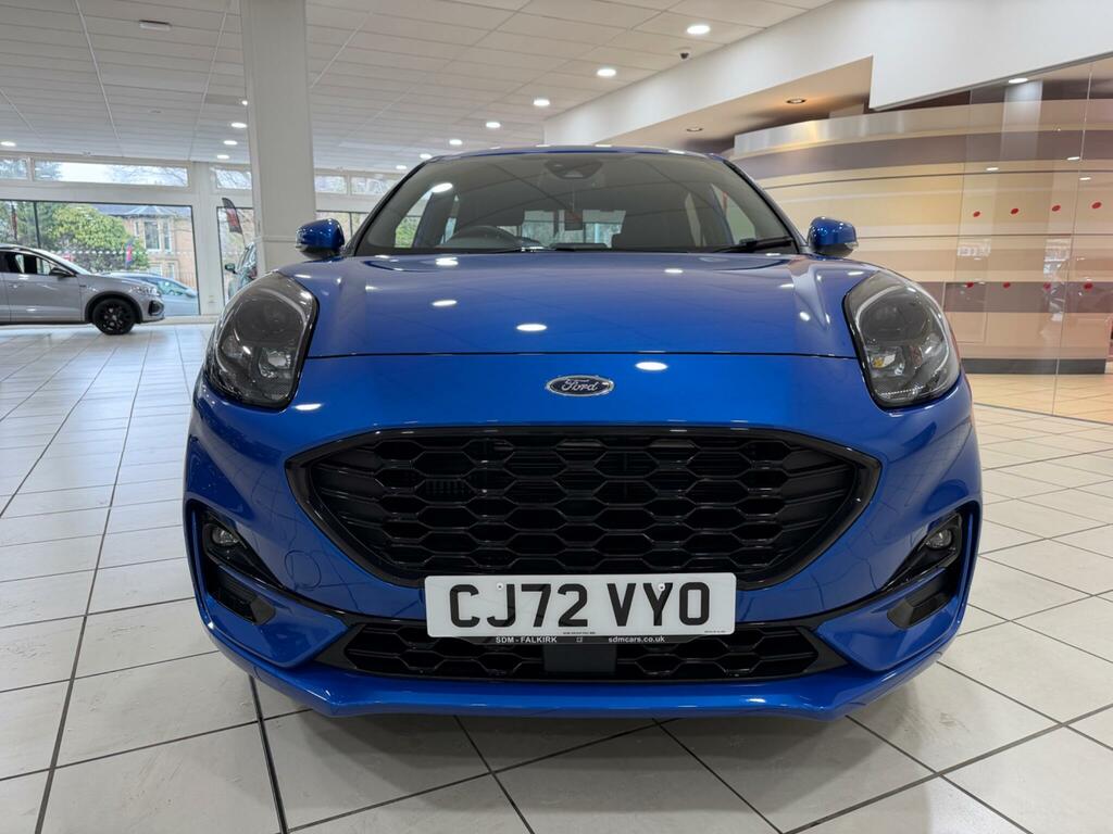 Ford Puma 1.0T Ecoboost Mhev St-line X Suv Hybrid CJ72VYO Blue #2