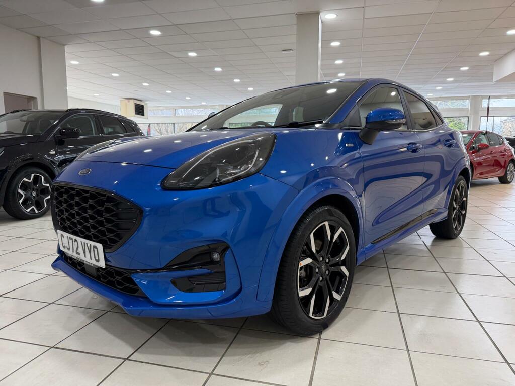 Ford Puma 1.0T Ecoboost Mhev St-line X Suv Hybrid CJ72VYO Blue #3