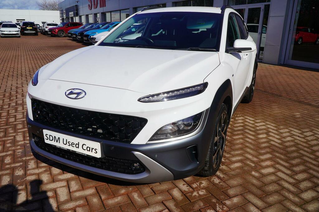 Hyundai Kona 1.0 T-gdi Mhev Premium Suv Hybrid Manua CF72TLN White #3