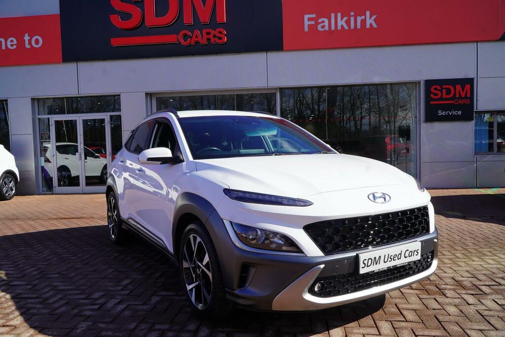 Hyundai Kona 1.0 T-gdi Mhev Premium Suv Hybrid Manua CF72TLN White