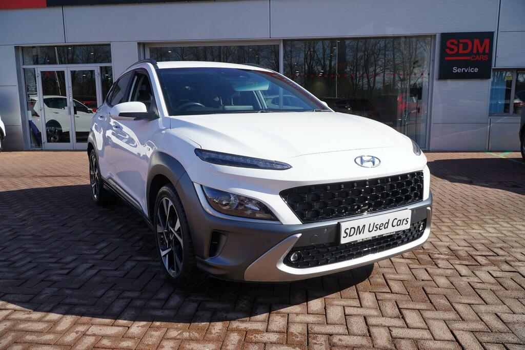 Hyundai Kona 1.0 T-gdi Mhev Premium Suv Hybrid Manua CF72TLN White #5