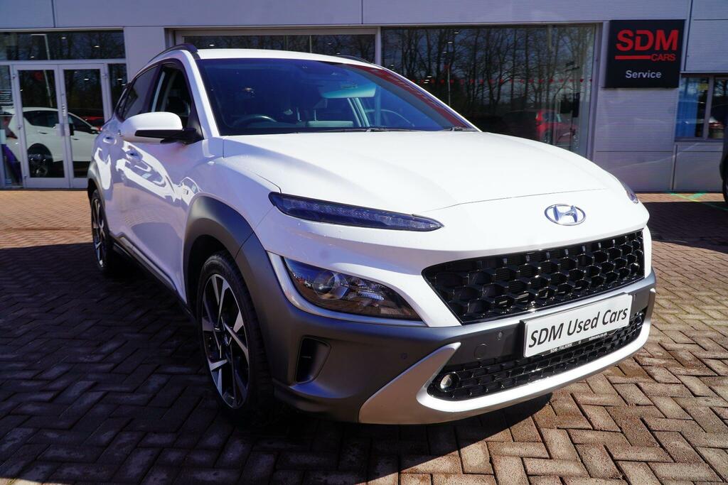 Hyundai Kona 1.0 T-gdi Mhev Premium Suv Hybrid Manua CF72TLN White #6