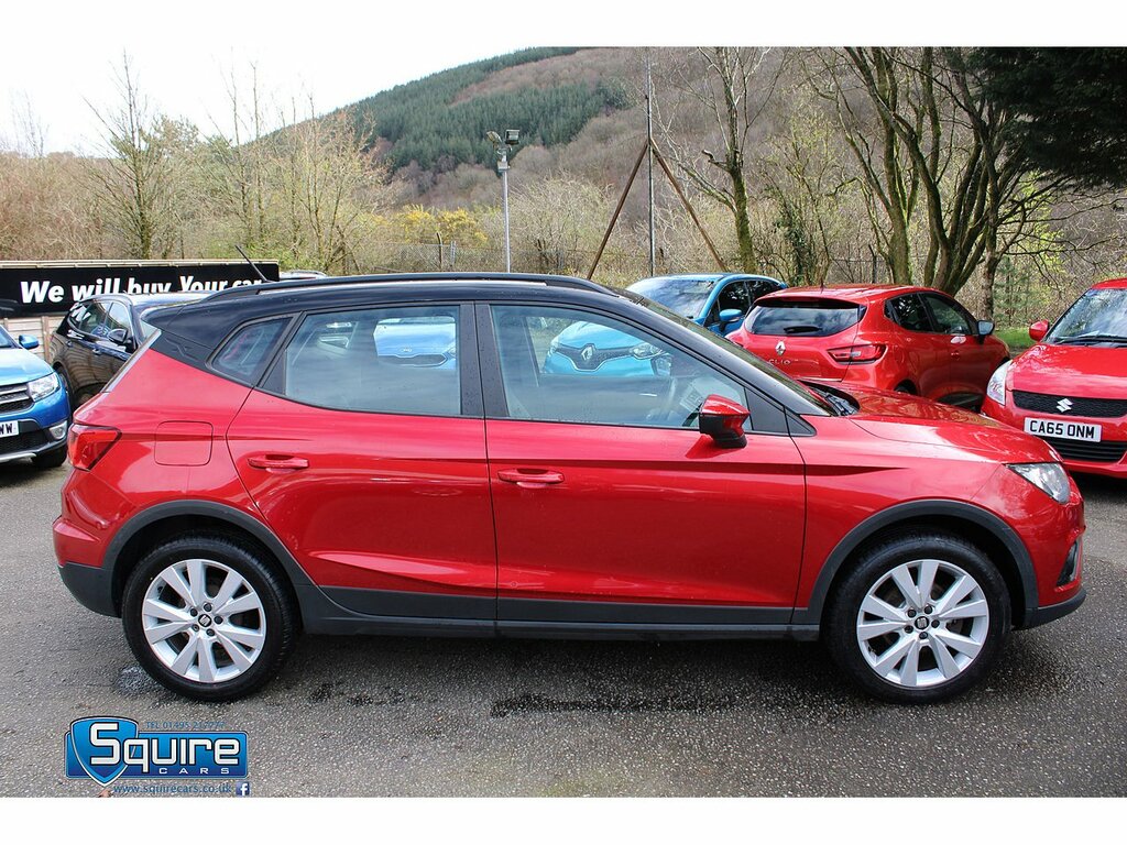 Seat Arona Tsi Se Technology U1463 Ulez YR18DJF Red #5