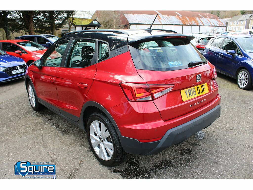 Seat Arona Tsi Se Technology U1463 Ulez YR18DJF Red #3