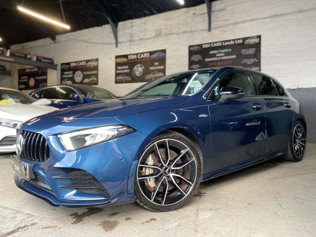 Mercedes-Benz A Class Hatchback 2.0 A35 Amg Premium 7G-dct 4Matic Euro BN70VAY Blue #5