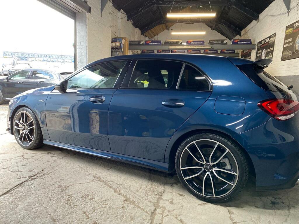 Mercedes-Benz A Class Hatchback 2.0 A35 Amg Premium 7G-dct 4Matic Euro BN70VAY Blue #6