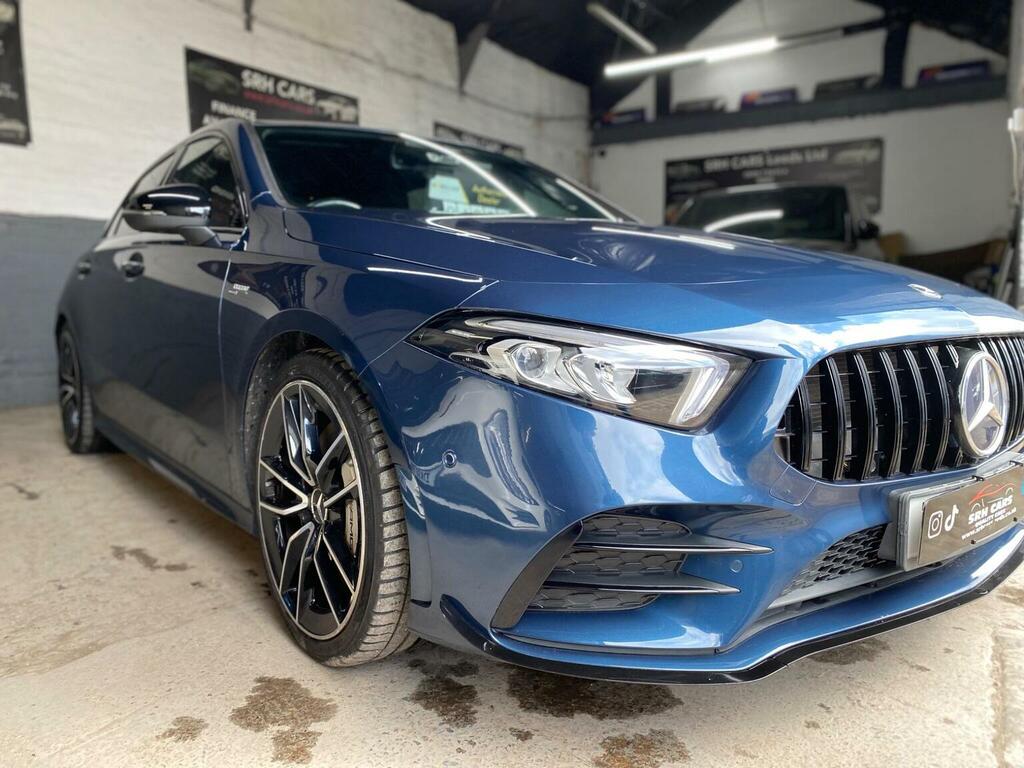 Mercedes-Benz A Class Hatchback 2.0 A35 Amg Premium 7G-dct 4Matic Euro BN70VAY Blue #3