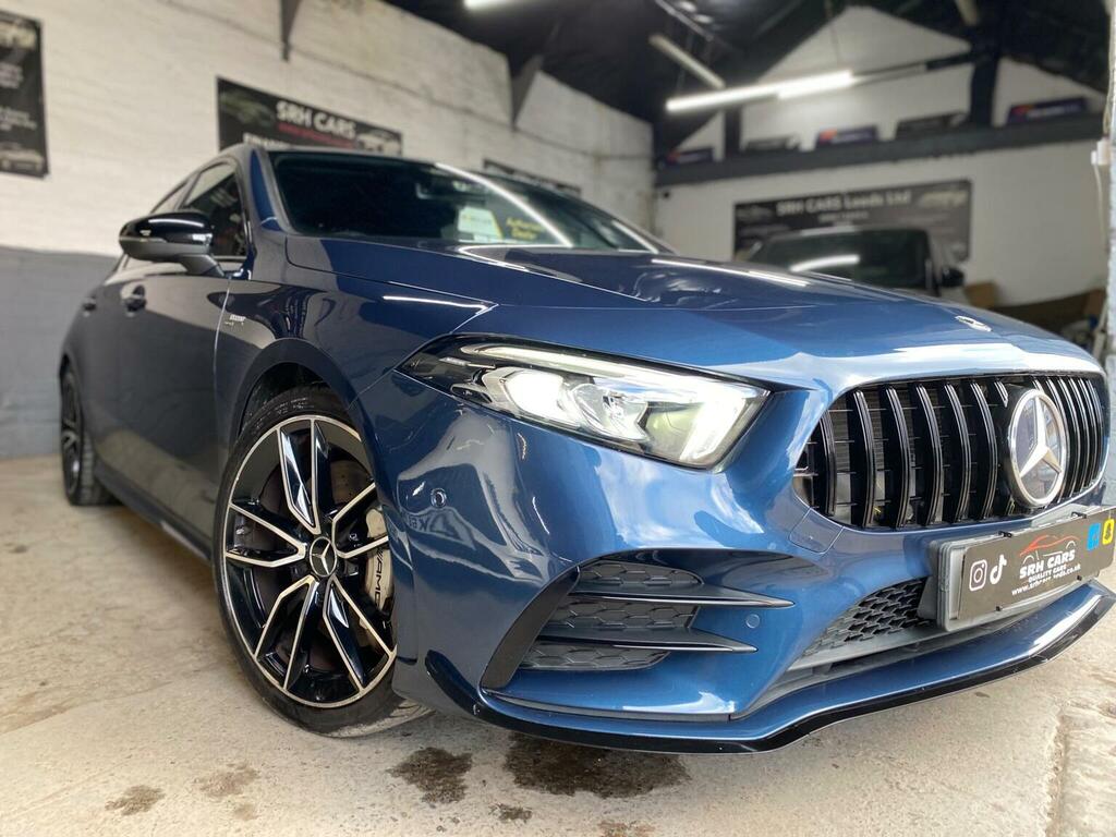 Mercedes-Benz A Class Hatchback 2.0 A35 Amg Premium 7G-dct 4Matic Euro BN70VAY Blue #2