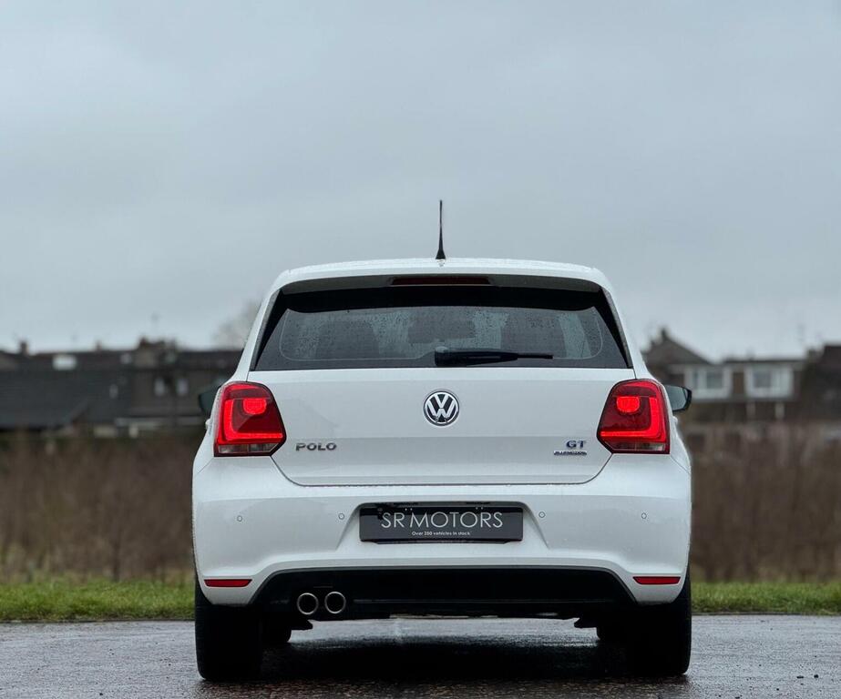Volkswagen Polo Hatchback 1.4Tsi Bluemotion Tech Blue Gt Dsg 2013  White #4
