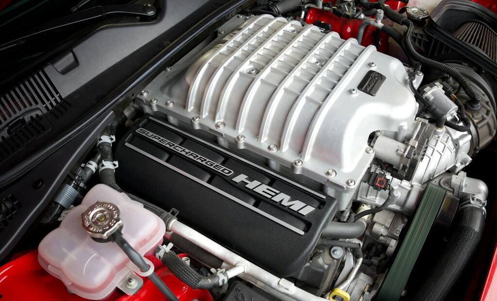 Dodge Challenger Srt Hellcat V8 Supercharger Orange #49