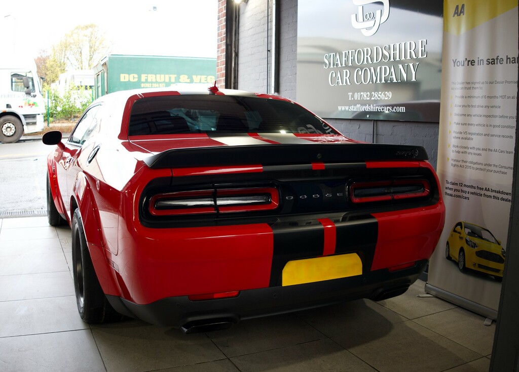 Dodge Challenger Srt Hellcat V8 Supercharger Orange #7