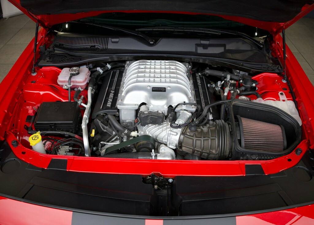 Dodge Challenger Srt Hellcat V8 Supercharger Orange #47