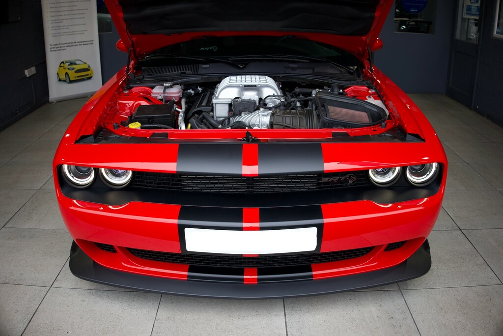 Dodge Challenger Srt Hellcat V8 Supercharger Orange #45