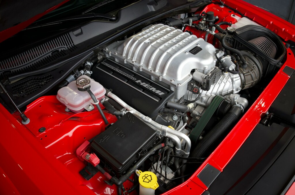 Dodge Challenger Srt Hellcat V8 Supercharger Orange #48