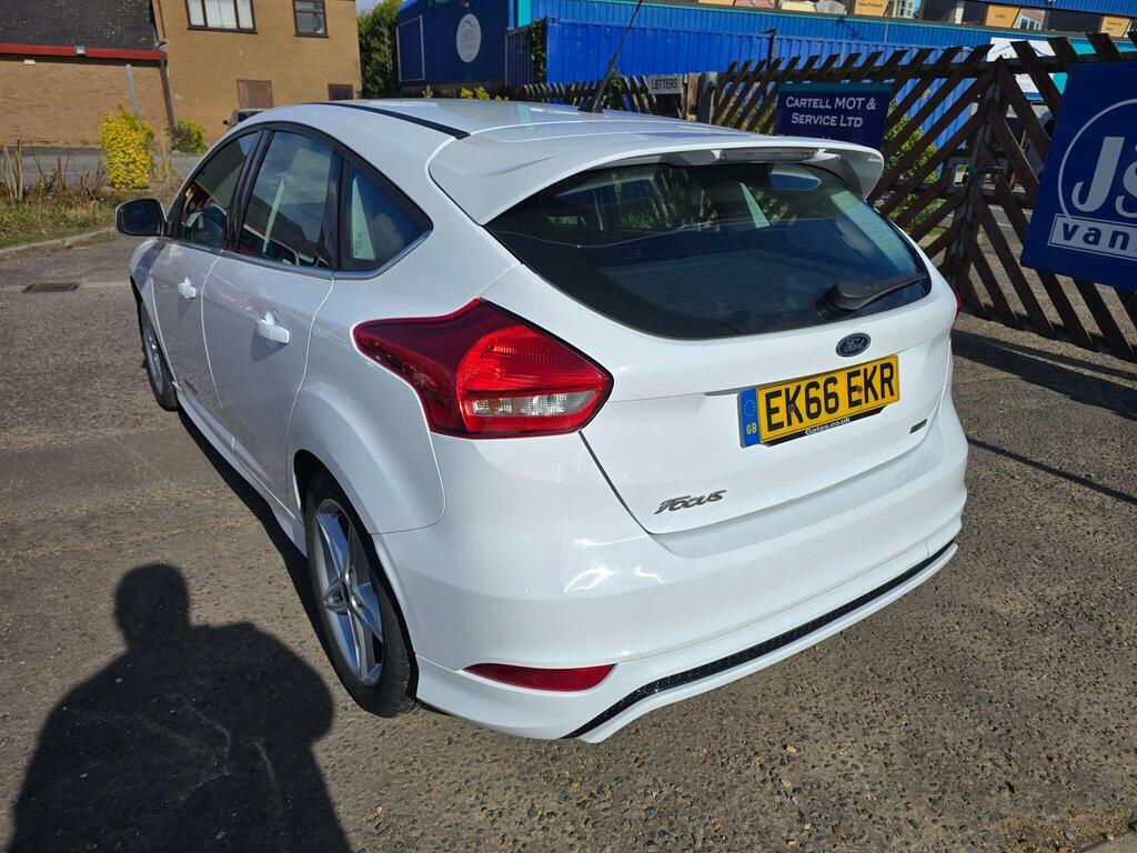 Ford Focus 1.0T Ecoboost Zetec S Euro 6 S S EK66EKR White #5