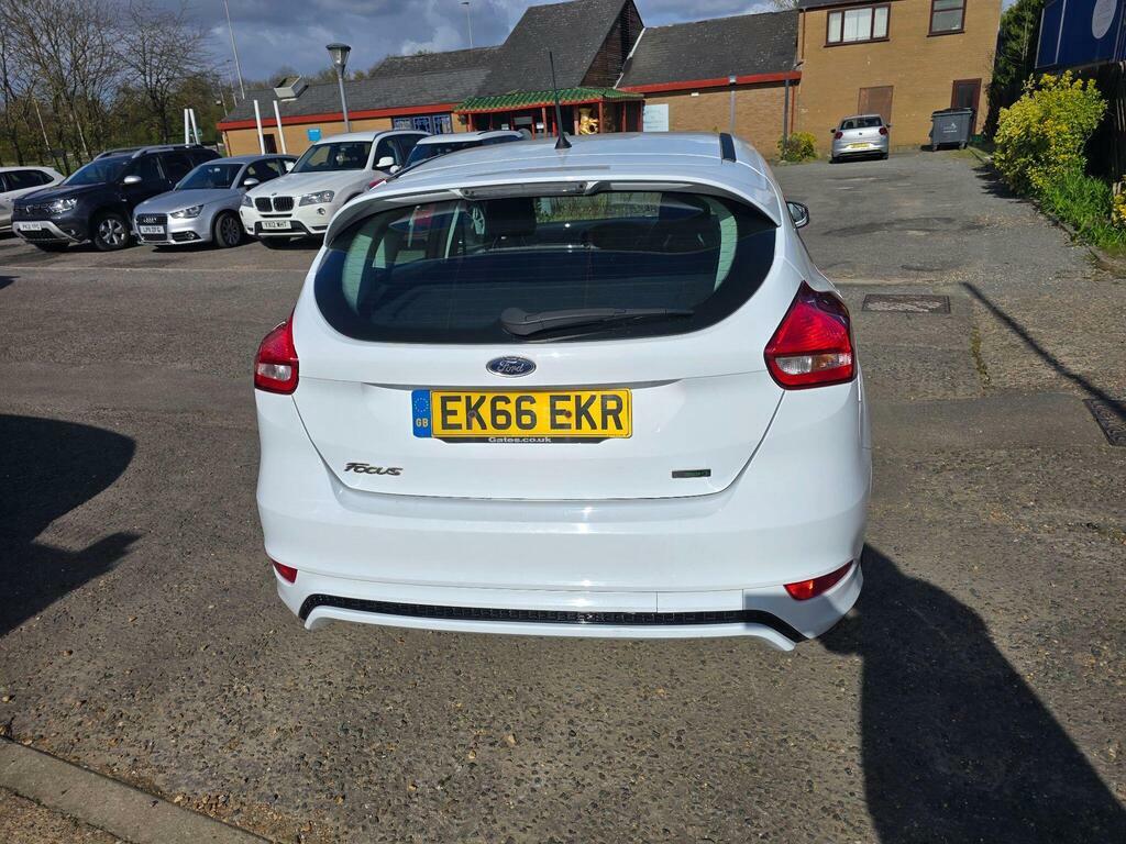 Ford Focus 1.0T Ecoboost Zetec S Euro 6 S S EK66EKR White #4