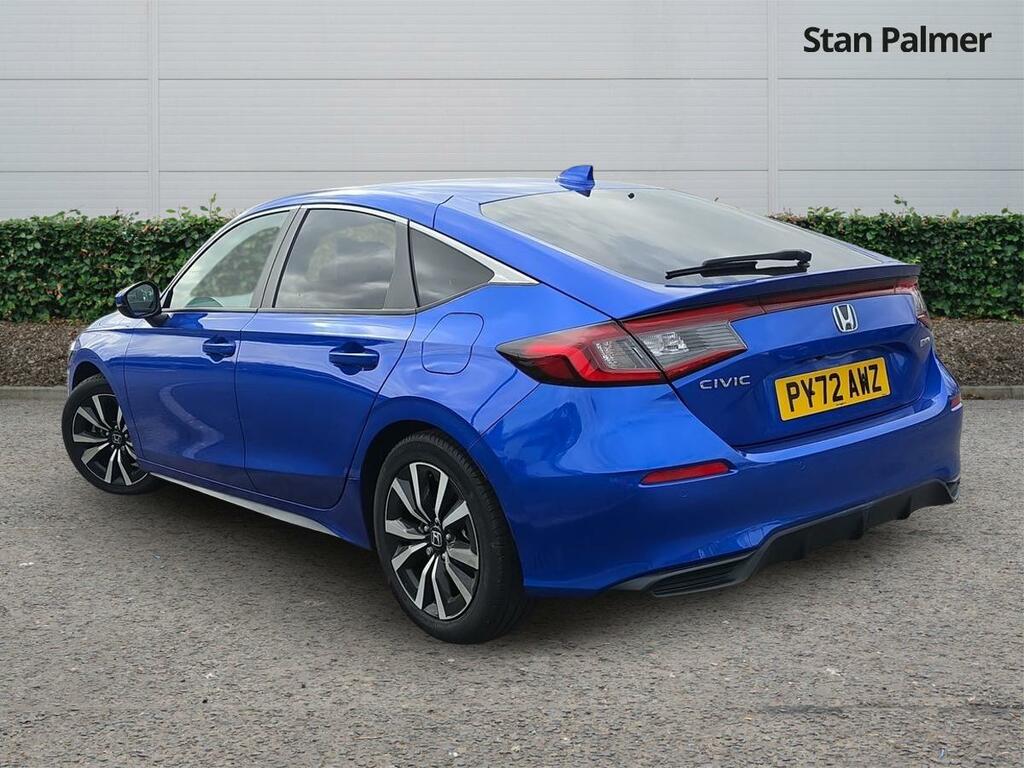 Honda Civic 2.0 H I-mmd Elegance Hatchback Hybrid E Blue #5