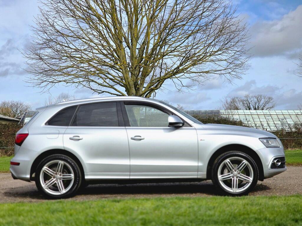 Audi Q5 2.0 Tfsi S Line Plus Tiptronic Quattro Euro 5 Ss Silver #3