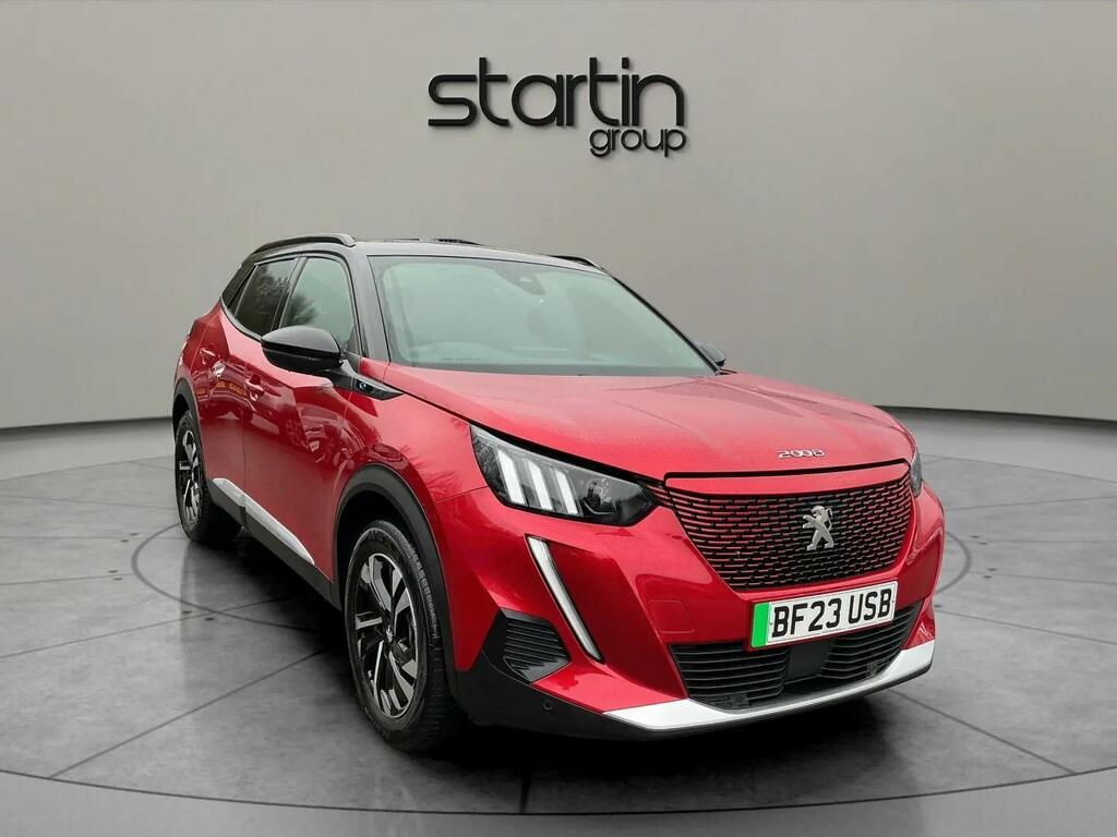 Peugeot e-2008 50Kwh Gt 7Kw Charger Red