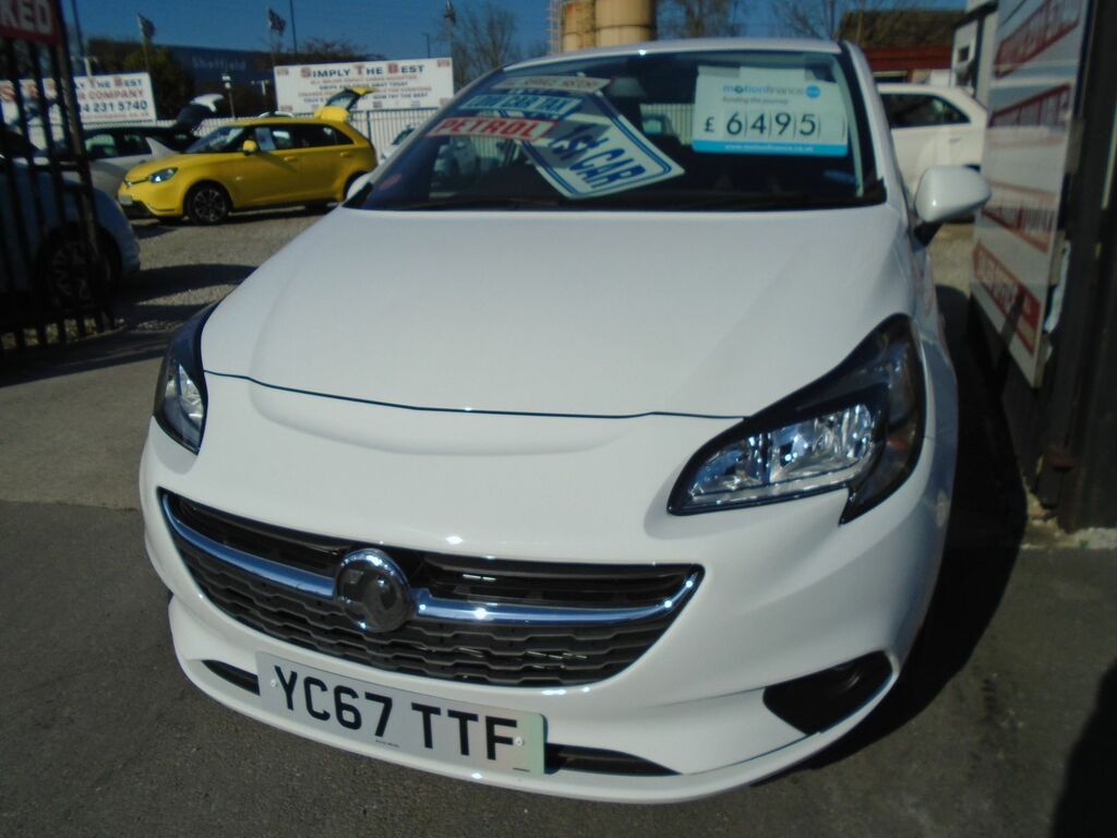 Vauxhall Corsa 1.4I Ecotec Energy Hatchback Eur YC67TTF White #3