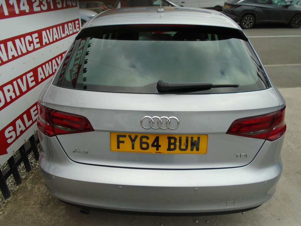 Audi A3 1.6 Tdi Se Sportback Euro 6 Ss FY64BUW Silver #6