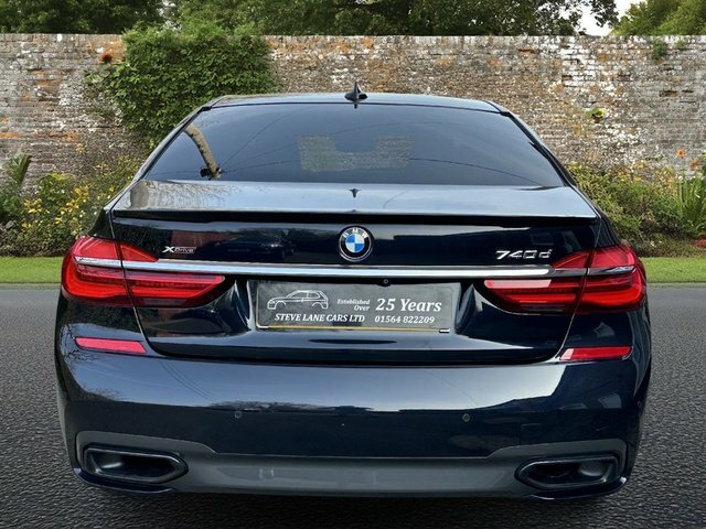 BMW 7 Series 740D M Sport Saloon MD68YHL Black #6