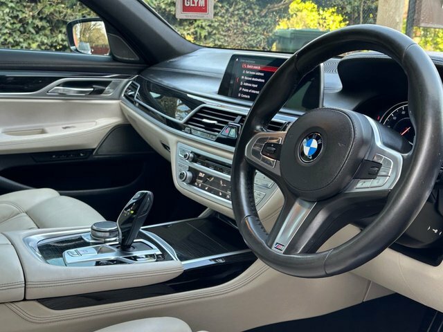 BMW 7 Series 740D M Sport Saloon MD68YHL Black #2