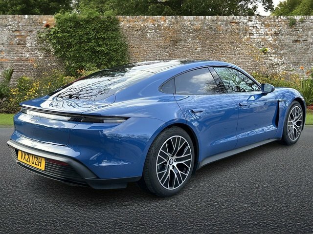 Porsche Taycan Plus 93.4Kwh Saloon VX21UZH Blue #3