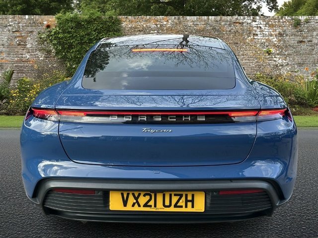 Porsche Taycan Plus 93.4Kwh Saloon VX21UZH Blue #4