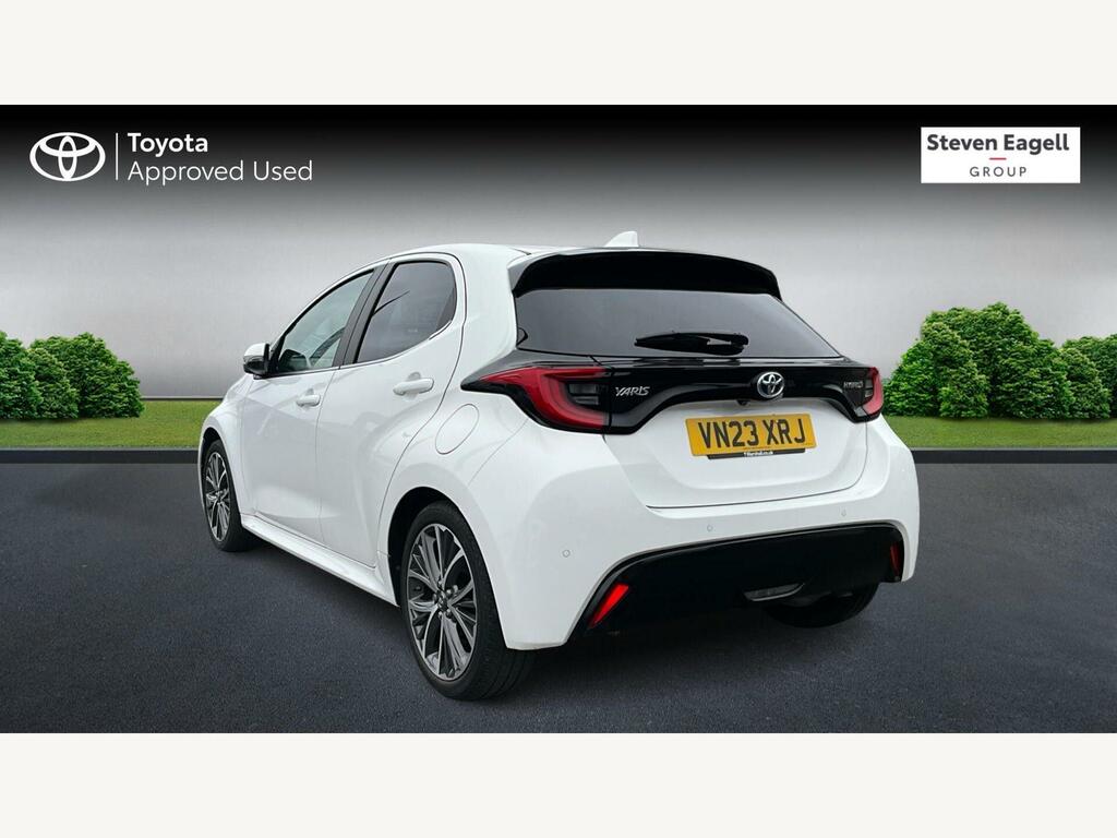 Toyota Yaris 1.5 Vvt-h Excel E-cvt Euro 6 Ss VN23XRJ White #4