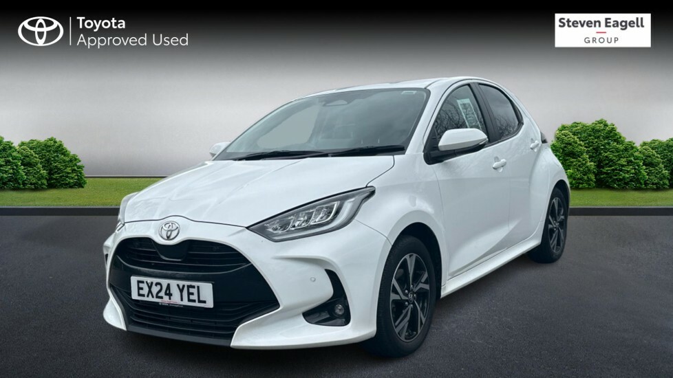 Toyota Yaris 1.5 Vvt-h Design Hatchback Hybrid E-cvt EX24YEL White #3
