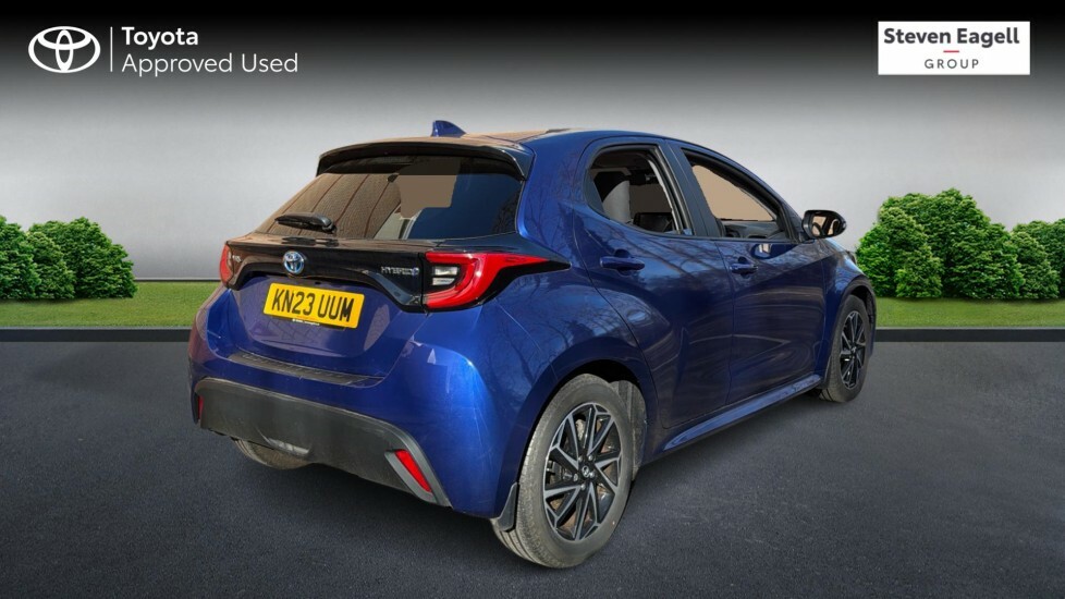 Toyota Yaris 1.5 Vvt-h Design Hatchback Hybrid E-cvt KN23UUM Blue #2