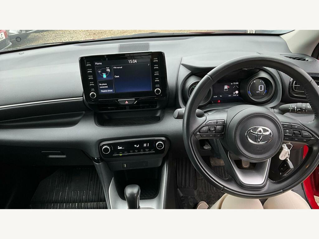 Toyota Yaris 1.5 Vvt-h Design E-cvt Euro 6 Ss VN73KMZ Red #5