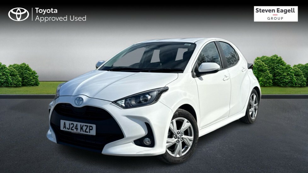 Toyota Yaris 1.5 Vvt-h Icon E-cvt Euro 6 Ss AJ24KZP White #3
