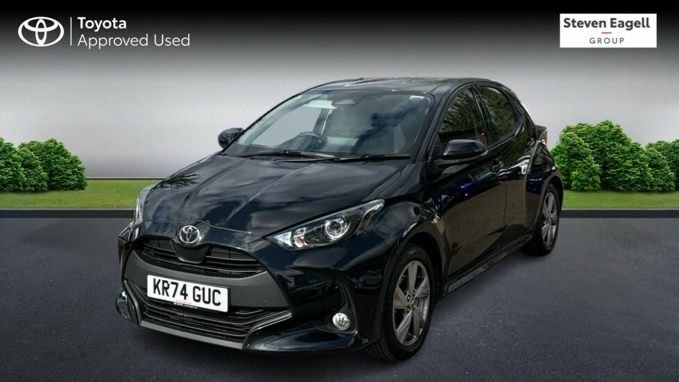 Toyota Yaris 1.5 Vvt-h Icon E-cvt Euro 6 Ss KR74GUC Black #3