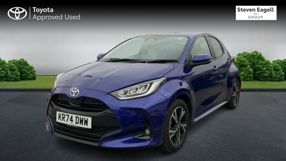 Toyota Yaris 1.5 Vvt-h Design Hatchback Hybrid E-cvt KR74DWW Blue #3
