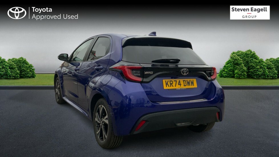 Toyota Yaris 1.5 Vvt-h Design Hatchback Hybrid E-cvt KR74DWW Blue #4