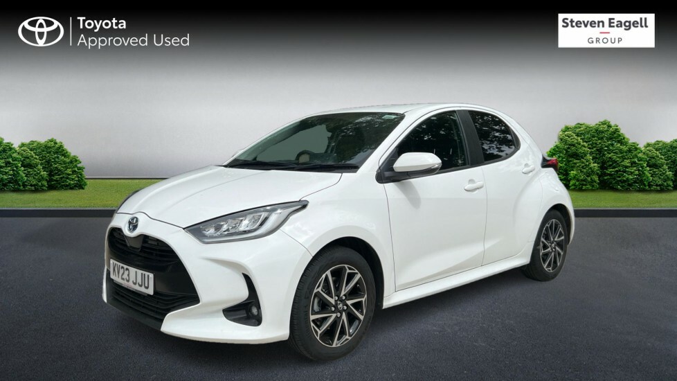 Toyota Yaris 1.5 Vvt-h Design Hatchback Hybrid E-cvt KV23JJU White #3