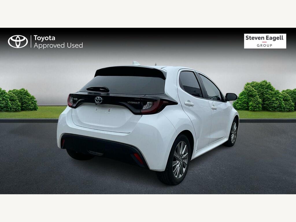 Toyota Yaris 1.5 Vvt-h Icon E-cvt Euro 6 Ss BA73YWH White #2
