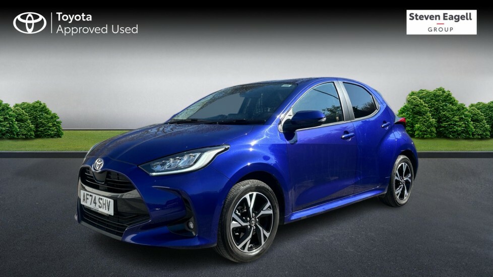 Toyota Yaris 1.5 Vvt-h Design E-cvt Euro 6 Ss AF74SHV Blue #3