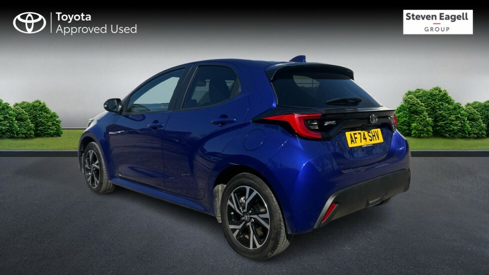 Toyota Yaris 1.5 Vvt-h Design E-cvt Euro 6 Ss AF74SHV Blue #4